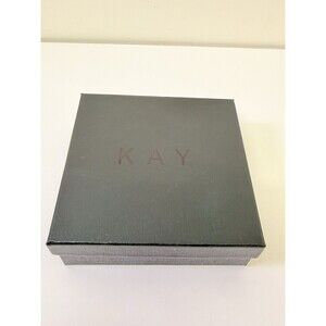 Kay Jewelers Empty Black Presentation Jewelry Box